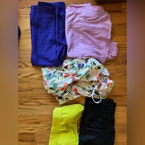 3 sets of fabletics workout clothes